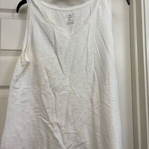 Chico's Cream V-Neck Tank Top